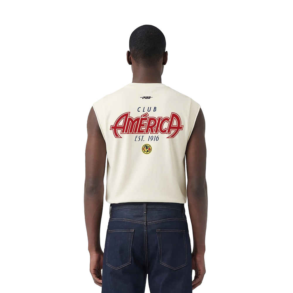 LIGA MX CLUB AMERICA PARADISE MEN'S S/S TEE (EGGSHELL)