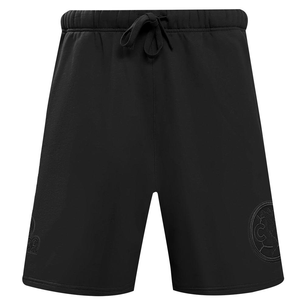 LIGA MX CLUB AMERICA NEUTRAL MEN'S FLEECE SHORT (BLACK)