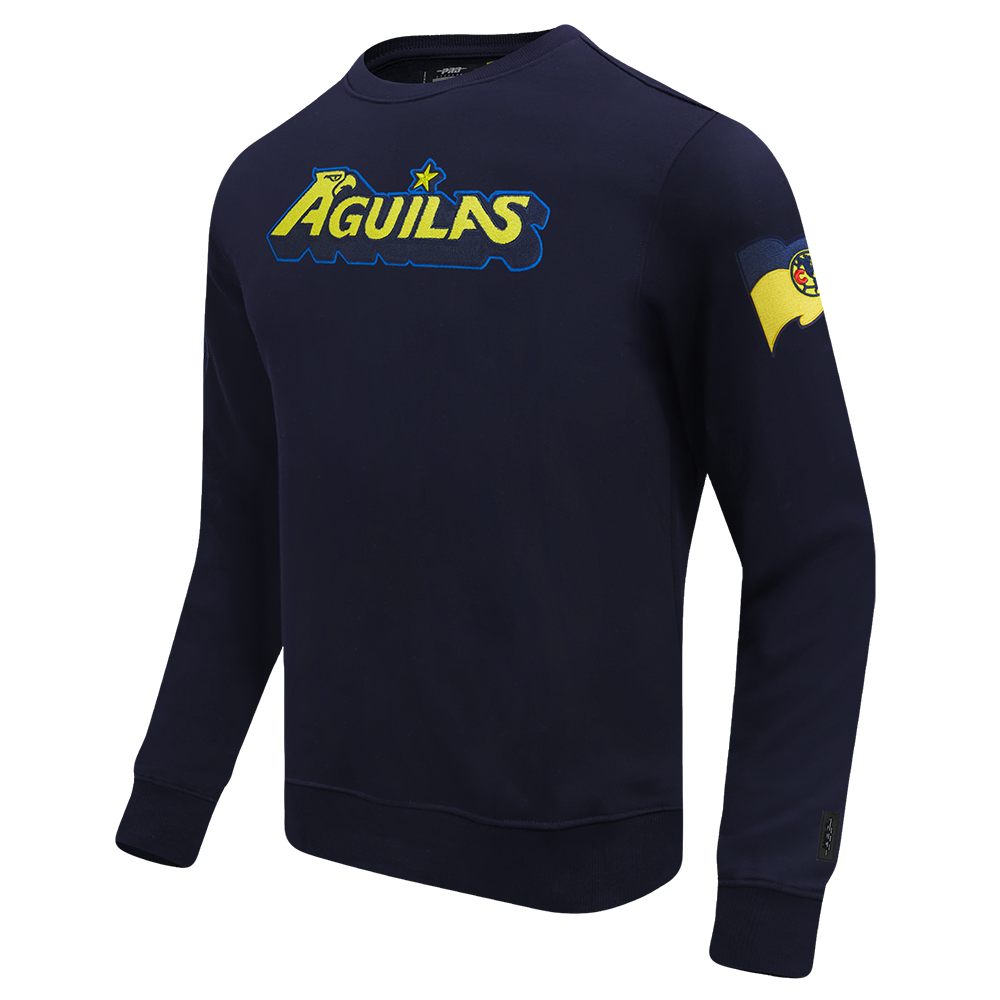 LIGA MX CLUB AMERICA STADIUM MEN'S FLEECE CREWNECK (MIDNIGHT NAVY)