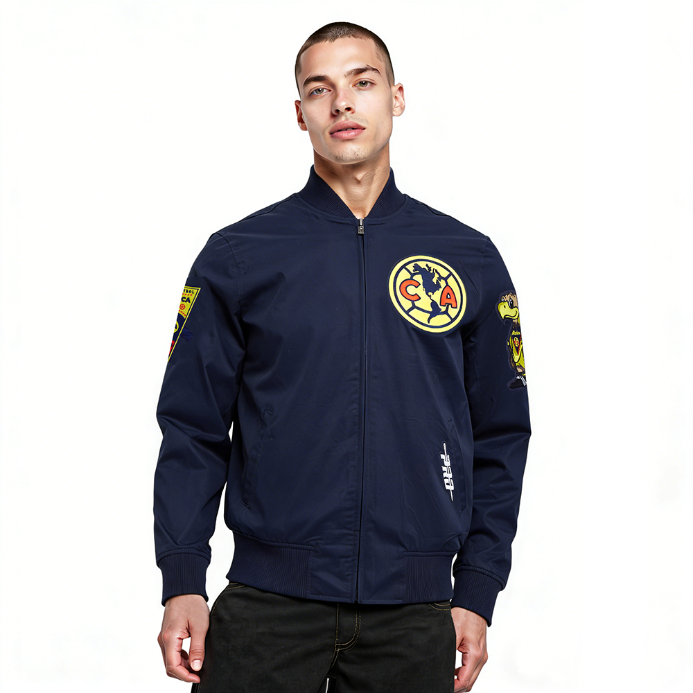 Liga MX CLUB AMERICA LIVING LARGE MEN'S TWILL JACKET (MIDNIGHT NAVY)