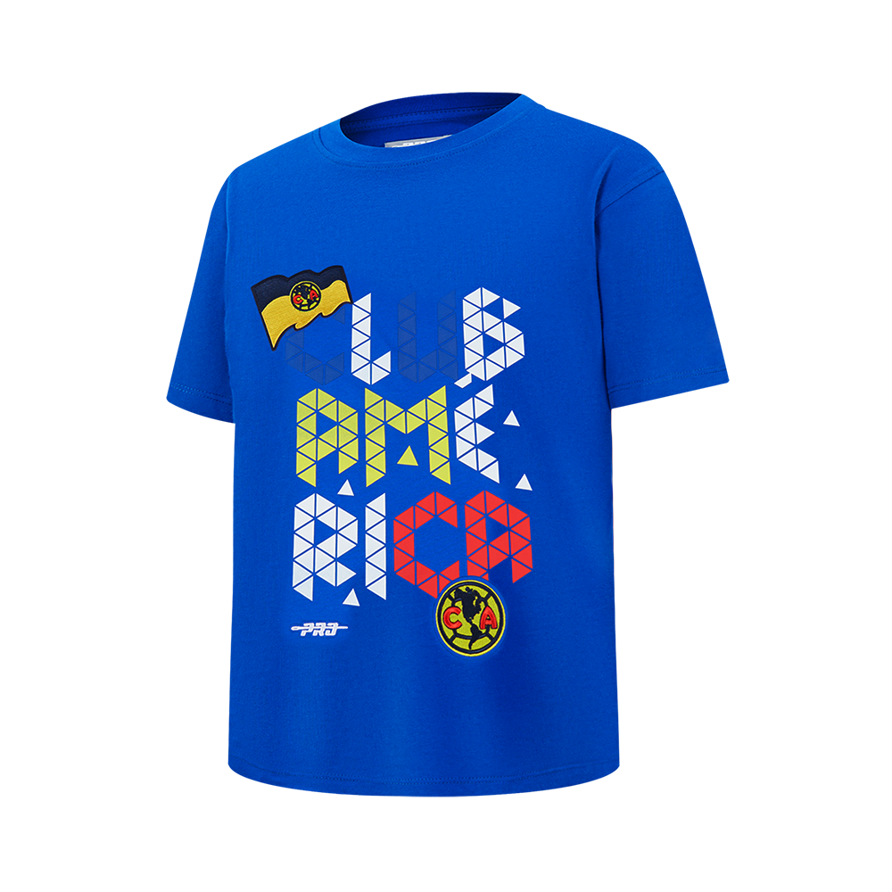 LIGA MX CLUB AMERICA STADIUM BIG BOYS SHORT SLEEVE TEE (ROYAL BLUE)