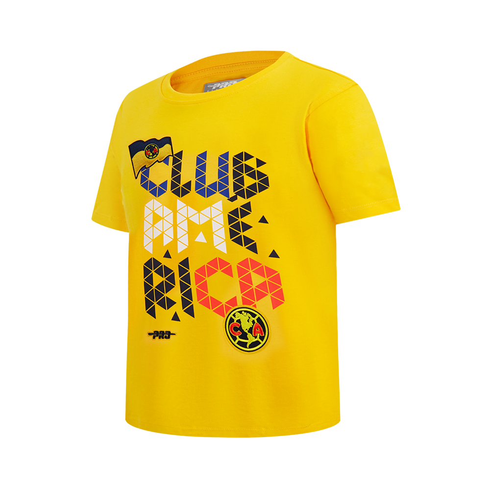 LIGA MX CLUB AMERICA STADIUM BIG BOYS SHORT SLEEVE TEE (YELLOW)