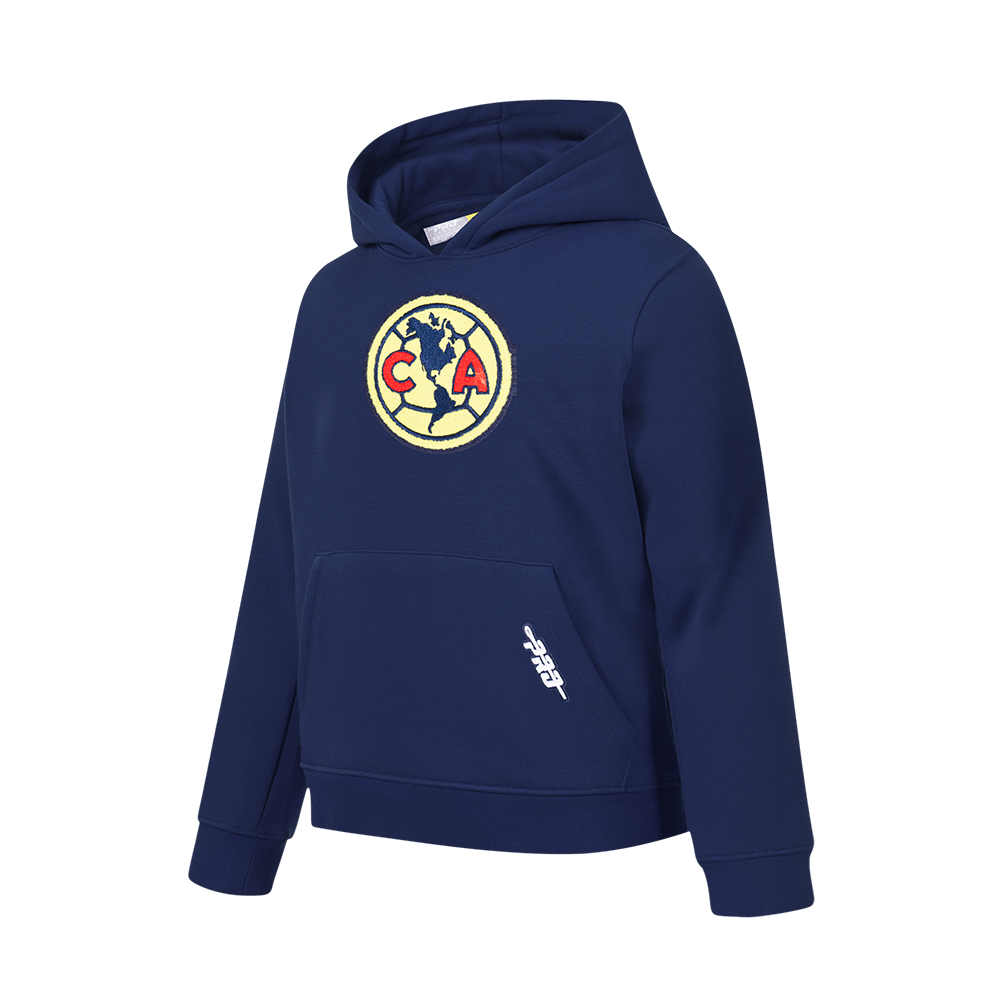 LIGA MX CLUB AMERICA STADIUM BIG BOYS FLEECE PULLOVER HOODIE (MIDNIGHT NAVY)