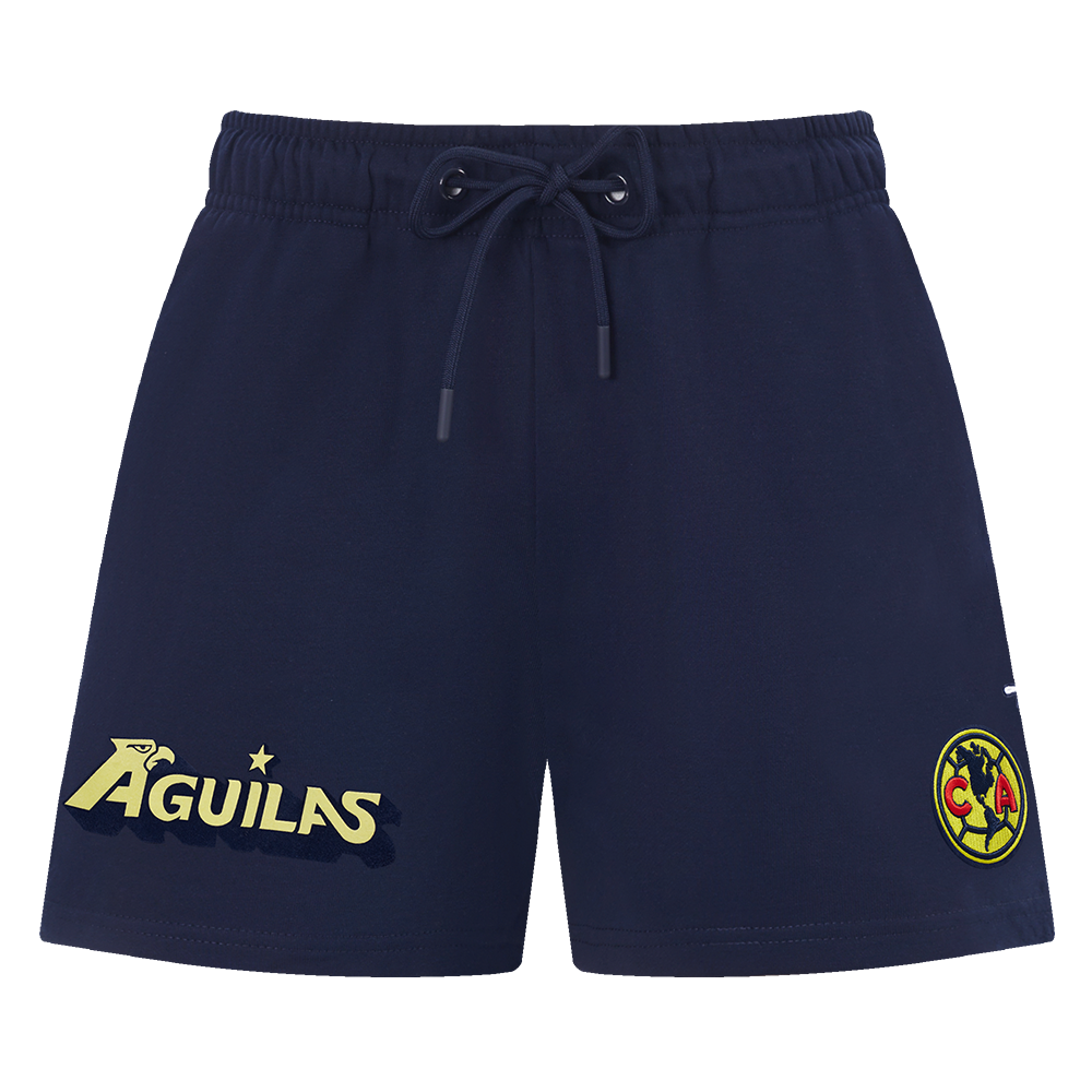 LIGA MX CLUB AMERICA STADIUM WOMEN'S DOUBLE KNIT SHORT (MIDNIGHT NAVY)