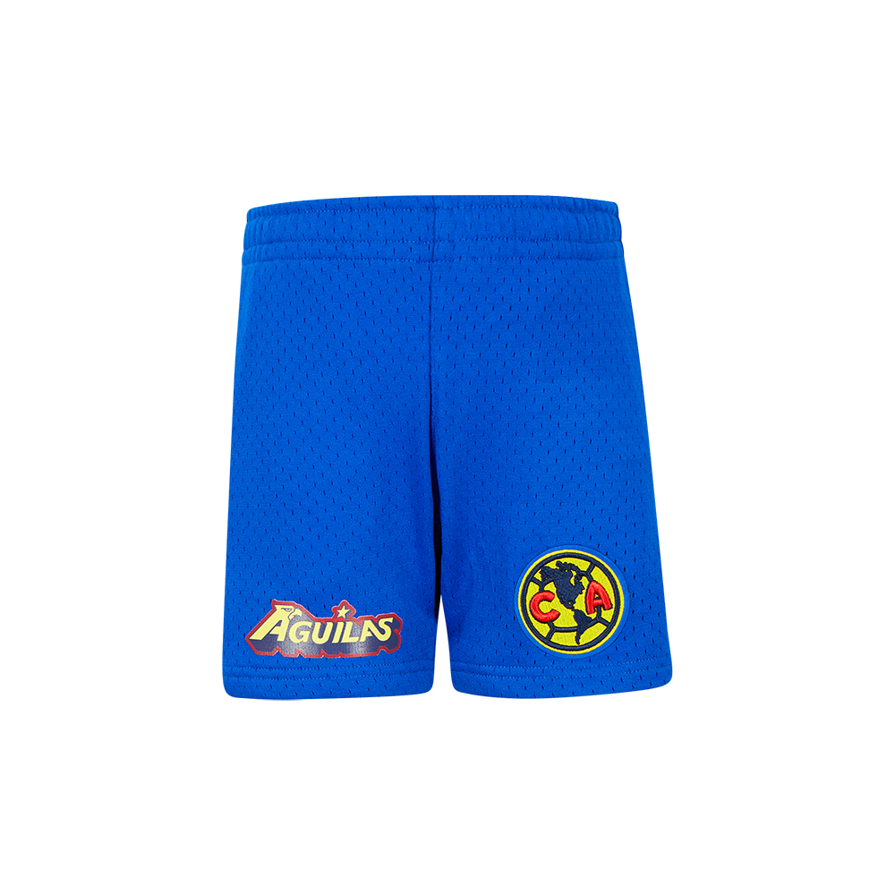 LIGA MX CLUB AMERICA STADIUM TODDLER BOYS MESH SHORT (ROYAL BLUE)