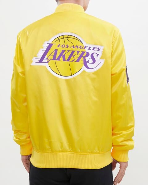 Lakers best sale jacket yellow