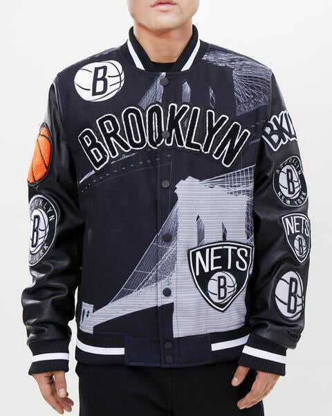 Brooklyn Nets Letterman Jacket