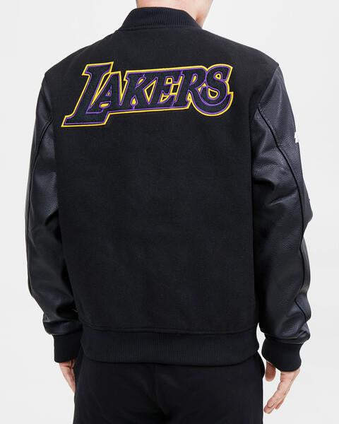 Los Angeles Lakers Pro Standard Black Varsity Jacket - Jacket Hub