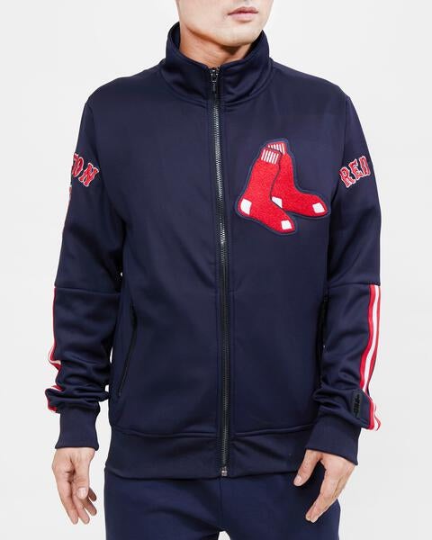mitchell ness red sox jacket