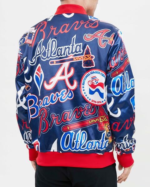 Pro Standard Mens Atlanta Braves Pro Standard Braves Animal Satin Jacket -  Mens Sandstone/Sandstone Size XL - Yahoo Shopping