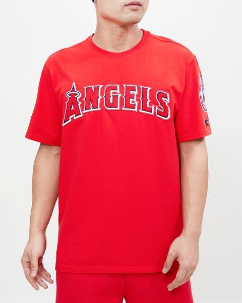 MLB LOS ANGELES ANGELS CLASSIC CHENILLE MEN´S TEE (RED)