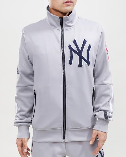 MLB NEW YORK YANKEES CLASSIC MEN´S TRACK JACKET (GRAY)