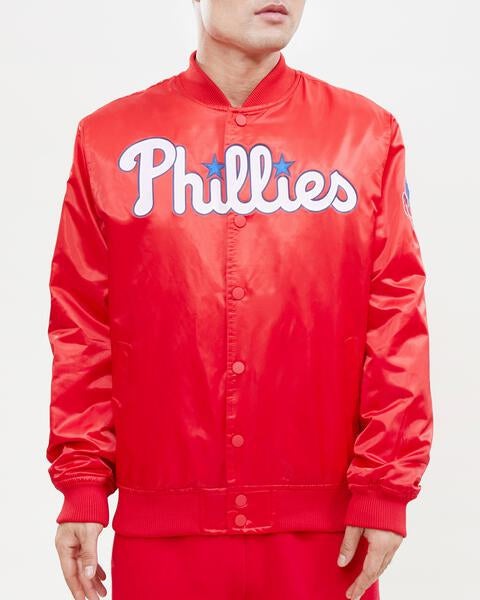 Starter Philadelphia Phillies Red Satin Jacket