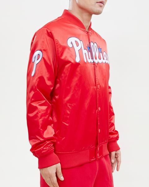 Starter Philadelphia Phillies Red Satin Jacket