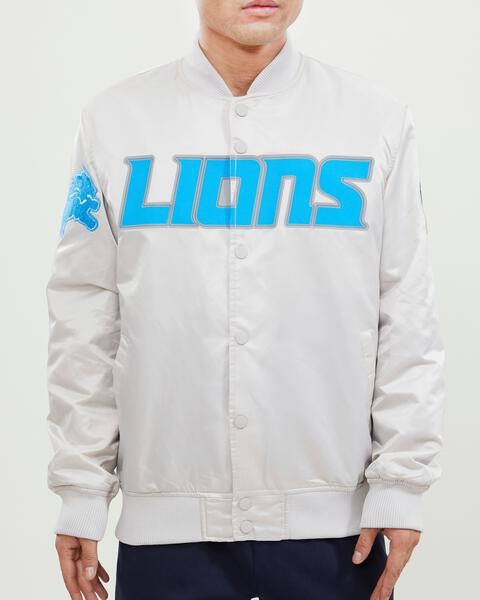 detroit lions satin jacket
