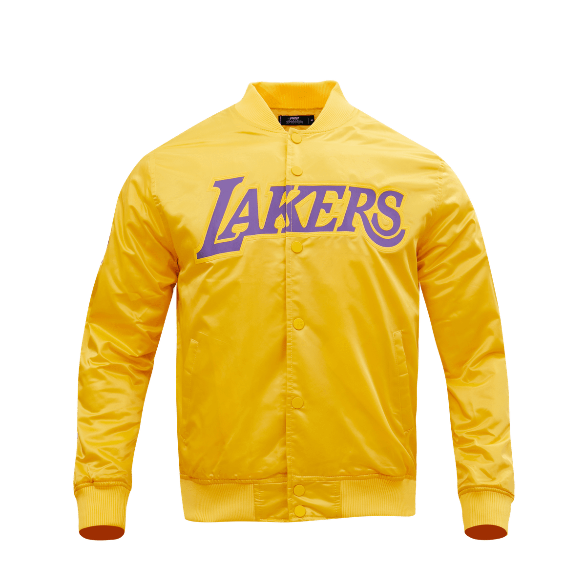 Los Angeles Lakers Satin Bomber Yellow Jacket
