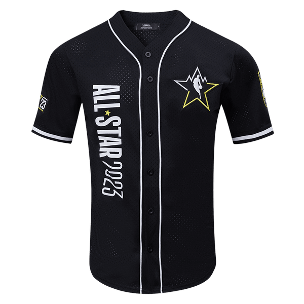 NBA ALL STAR 2023 MESH BUTTON DOWN SHIRT (BLACK) – Pro Standard