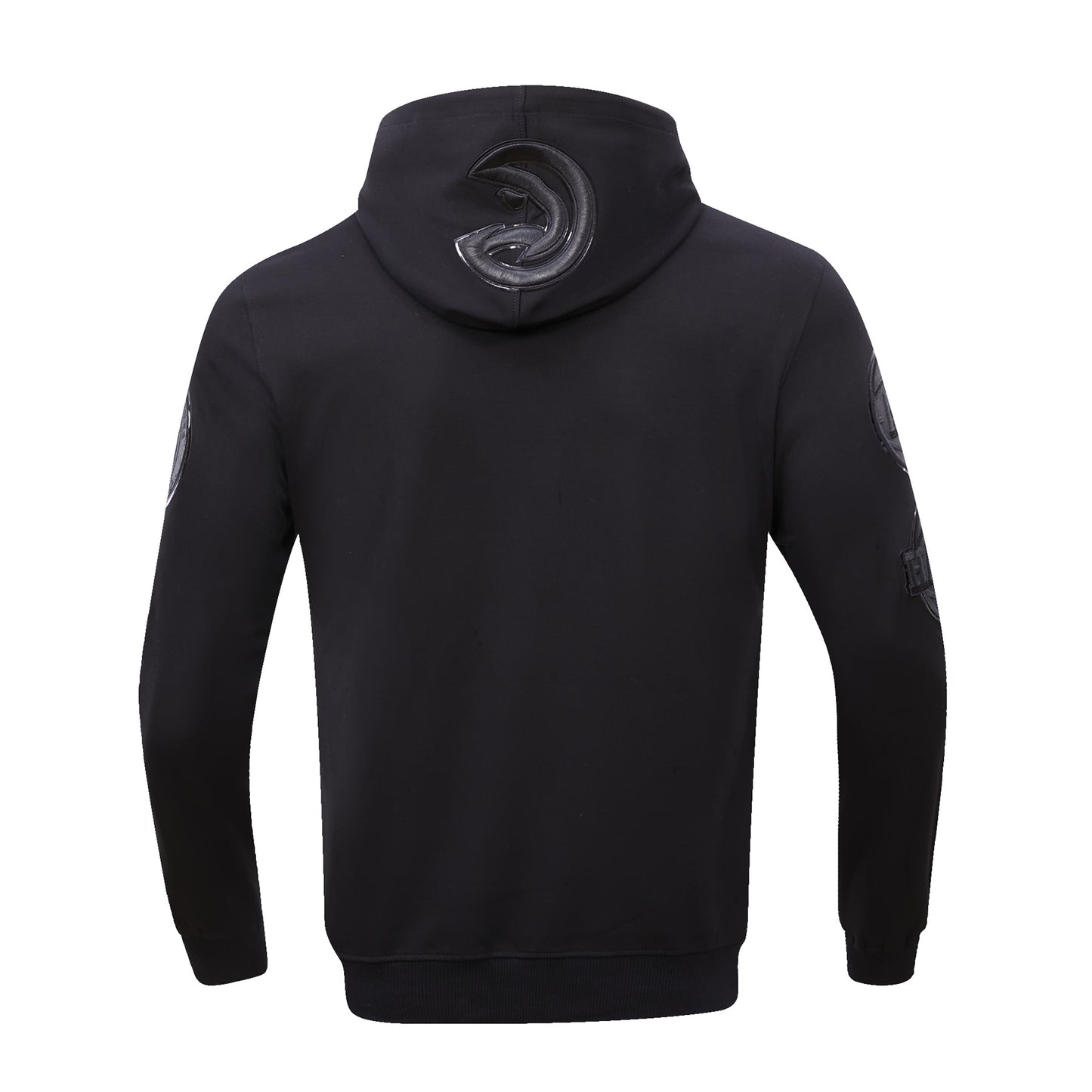 NBA ATLANTA HAWKS TRIPLE BLACK MEN'S PULLOVER HOODIE (TRIPLE BLACK)