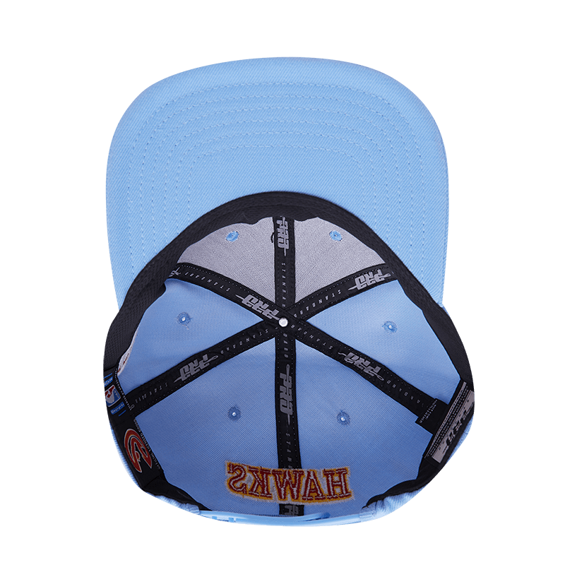 ATLANTA HAWKS CLASSIC LOGO SNAPBACK HAT (UNIVERSITY BLUE)
