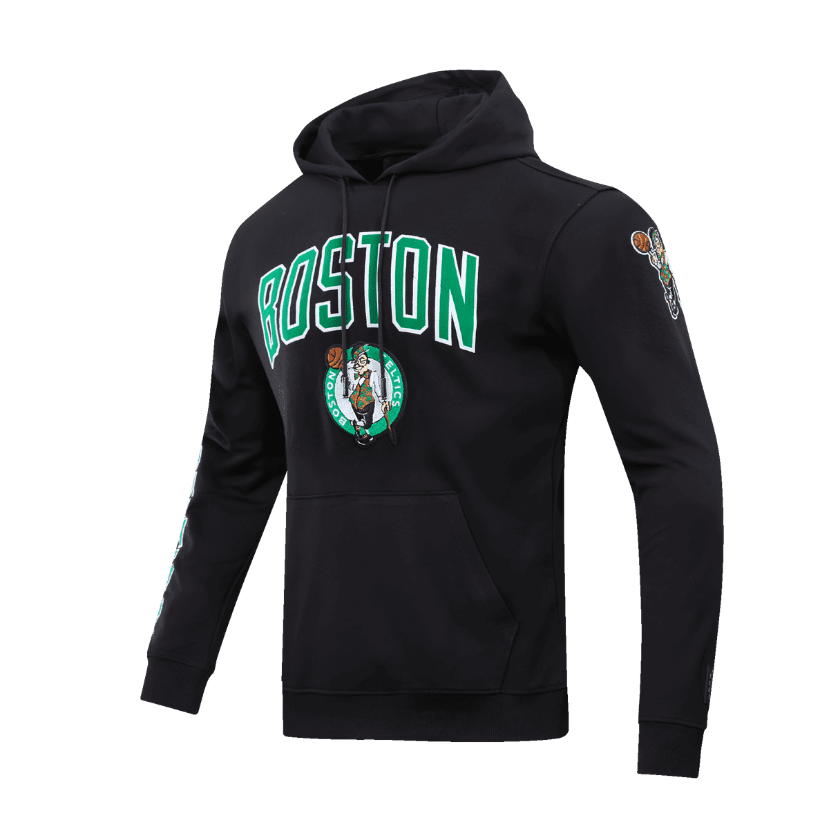 Men's After School Special Black Boston Celtics Applique Pullover
