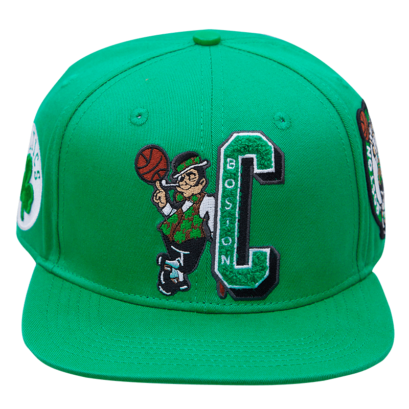 Boston Celtics Team Ground Stretch Kelly Green Adjustable