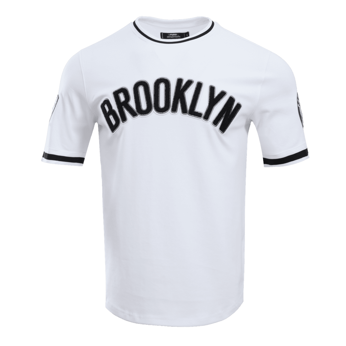 New Era NBA Team Logo Mesh Brooklyn Nets Short Sleeve T-Shirt White - L
