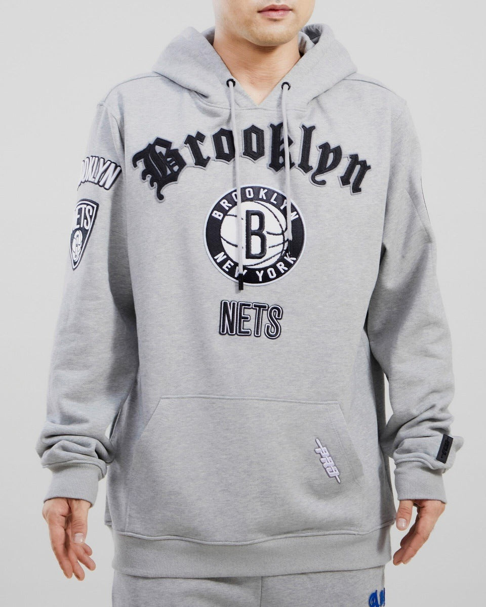 BROOKLYN NETS CLASSIC DK TRACK JACKET (GRAY) – Pro Standard