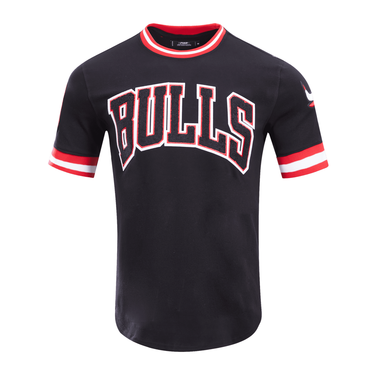Men's Pro Standard Navy/Red Atlanta Braves Taping T-Shirt Size: Large