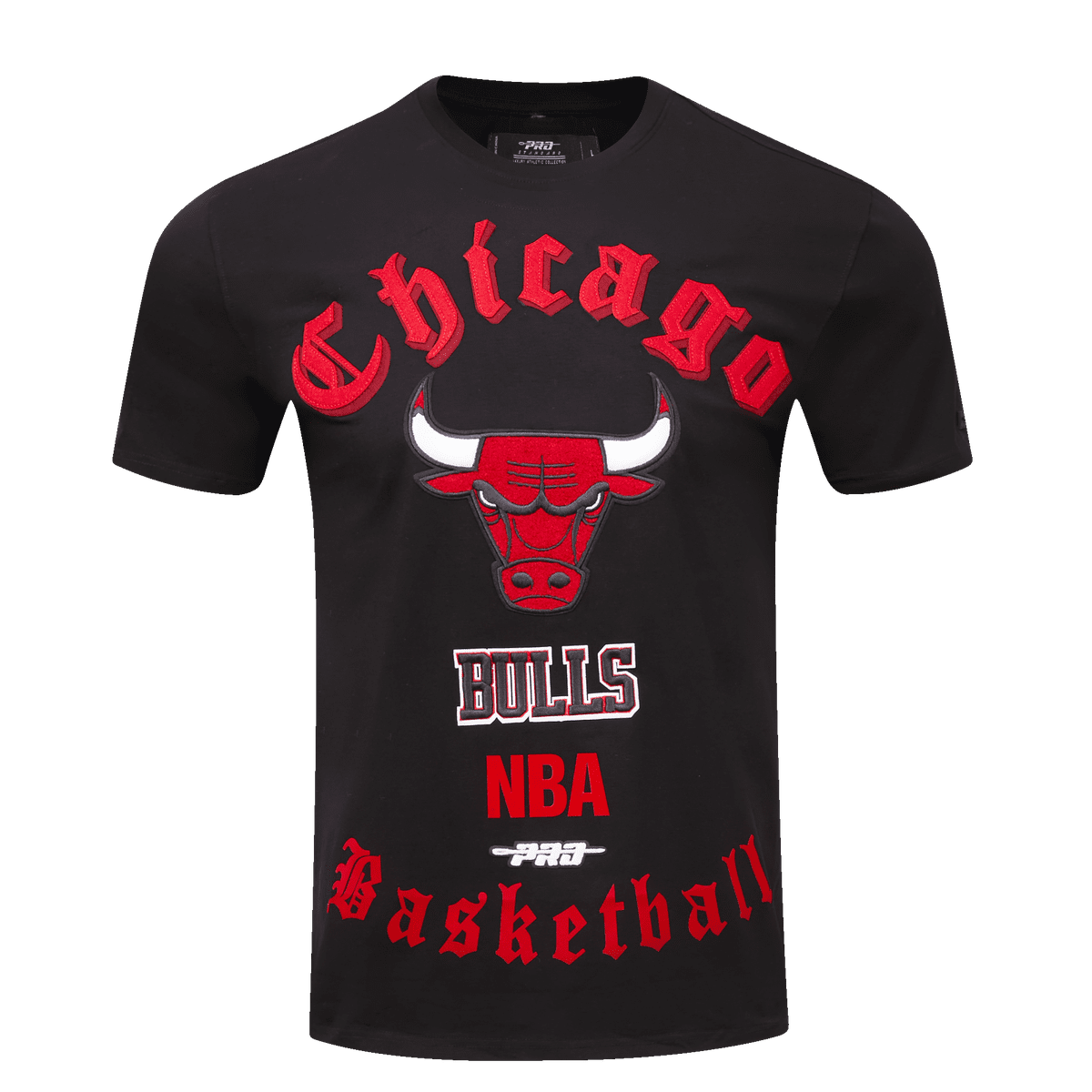 Pro Standard Mens NBA Chicago Bulls Logo Hoodie BCB551537-BLK Black