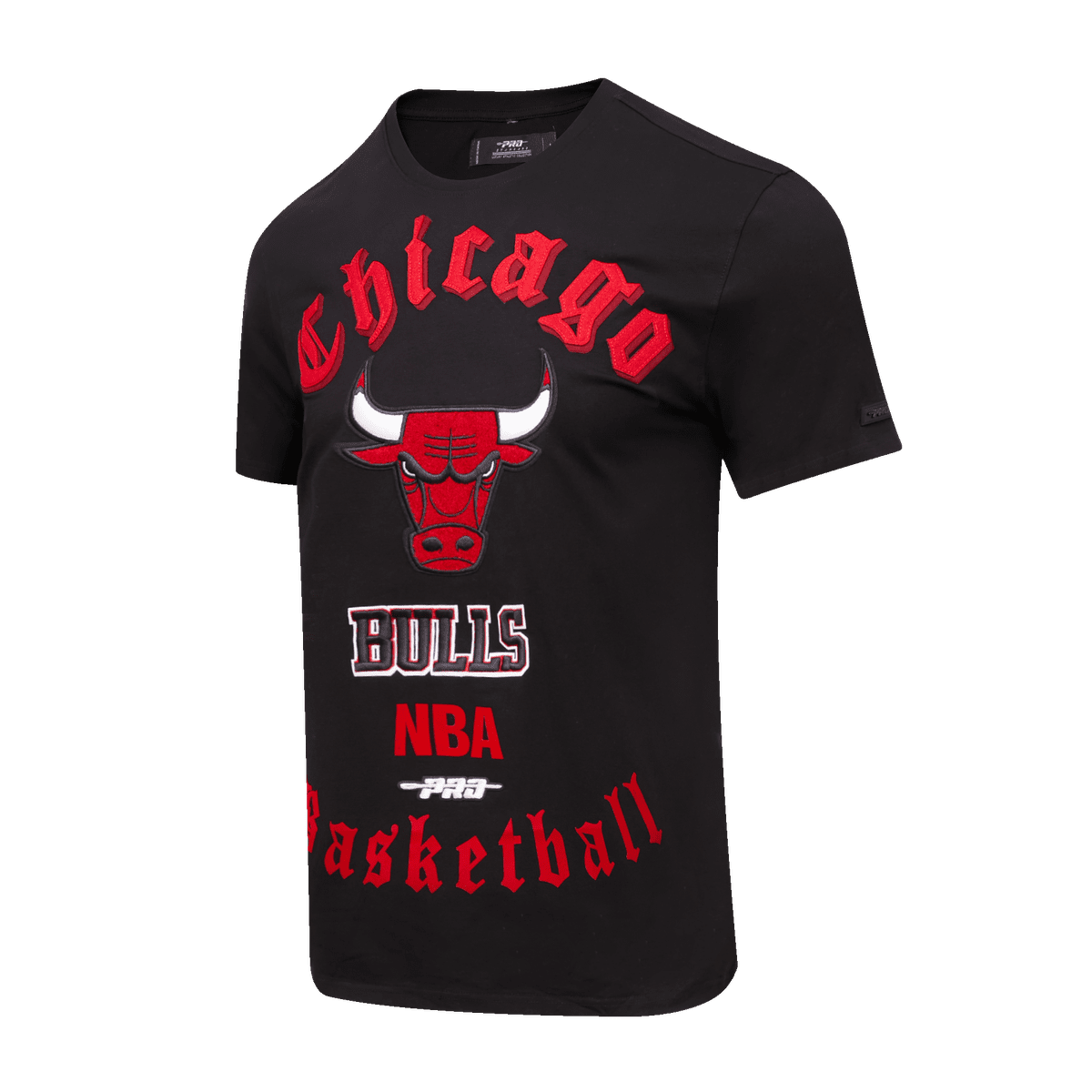Pro Standard Mens Chicago Bulls Black White Red Mesh Jersey