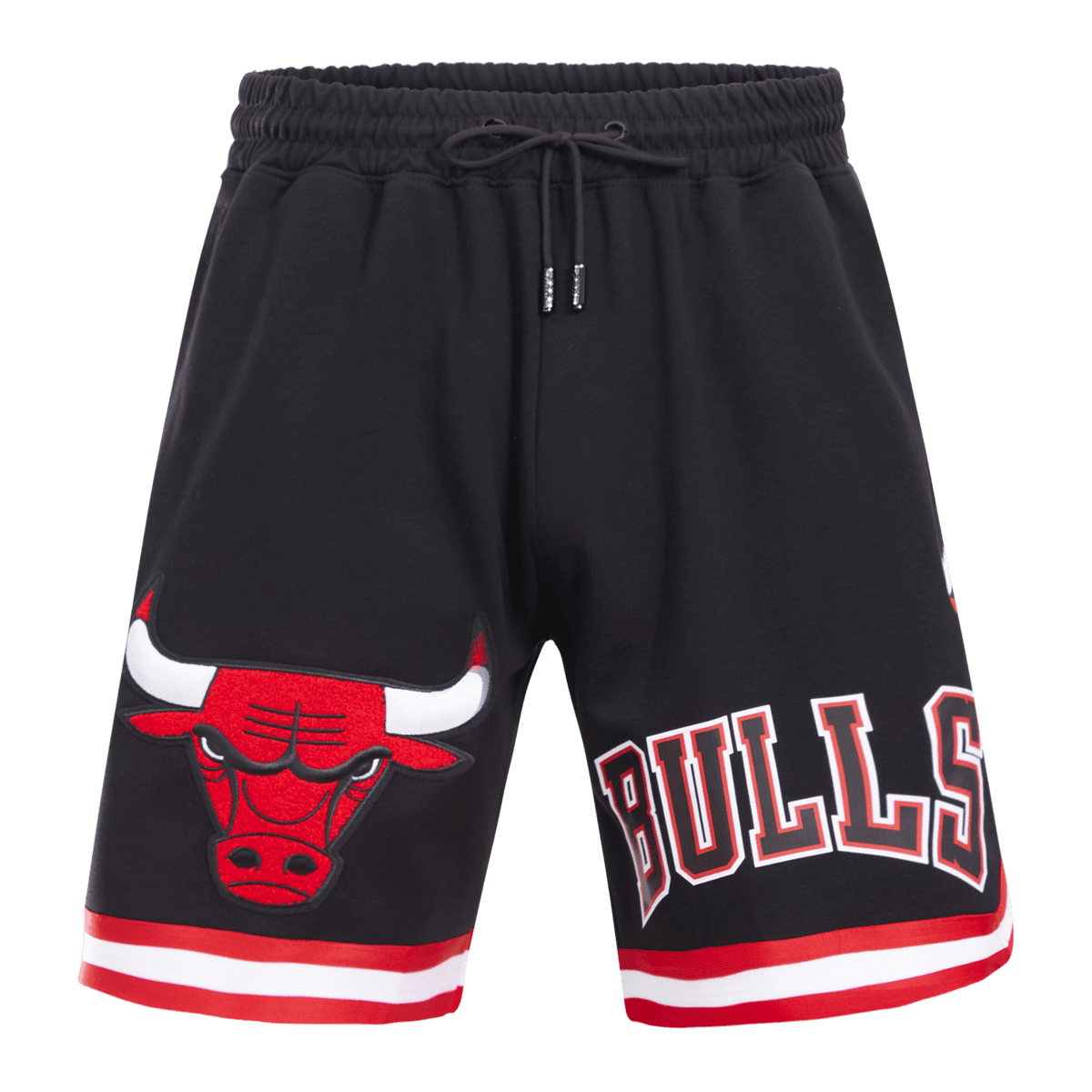 Black New Era NBA Chicago Bulls Fleece Shorts