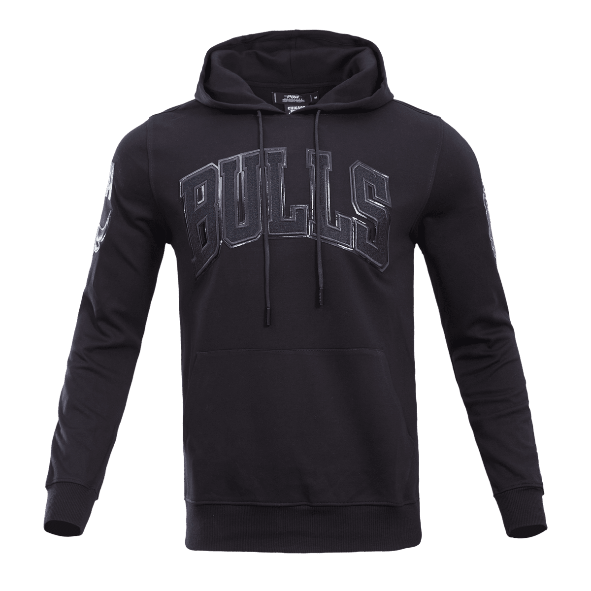 NBA CHICAGO BULLS TRIPLE BLACK LOGO HOODY BLACK Pro Standard