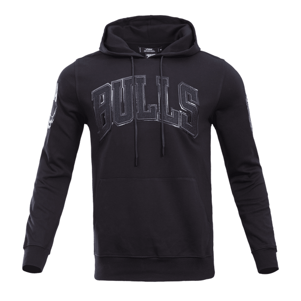 NBA CHICAGO BULLS TRIPLE BLACK LOGO HOODY (BLACK) – Pro Standard