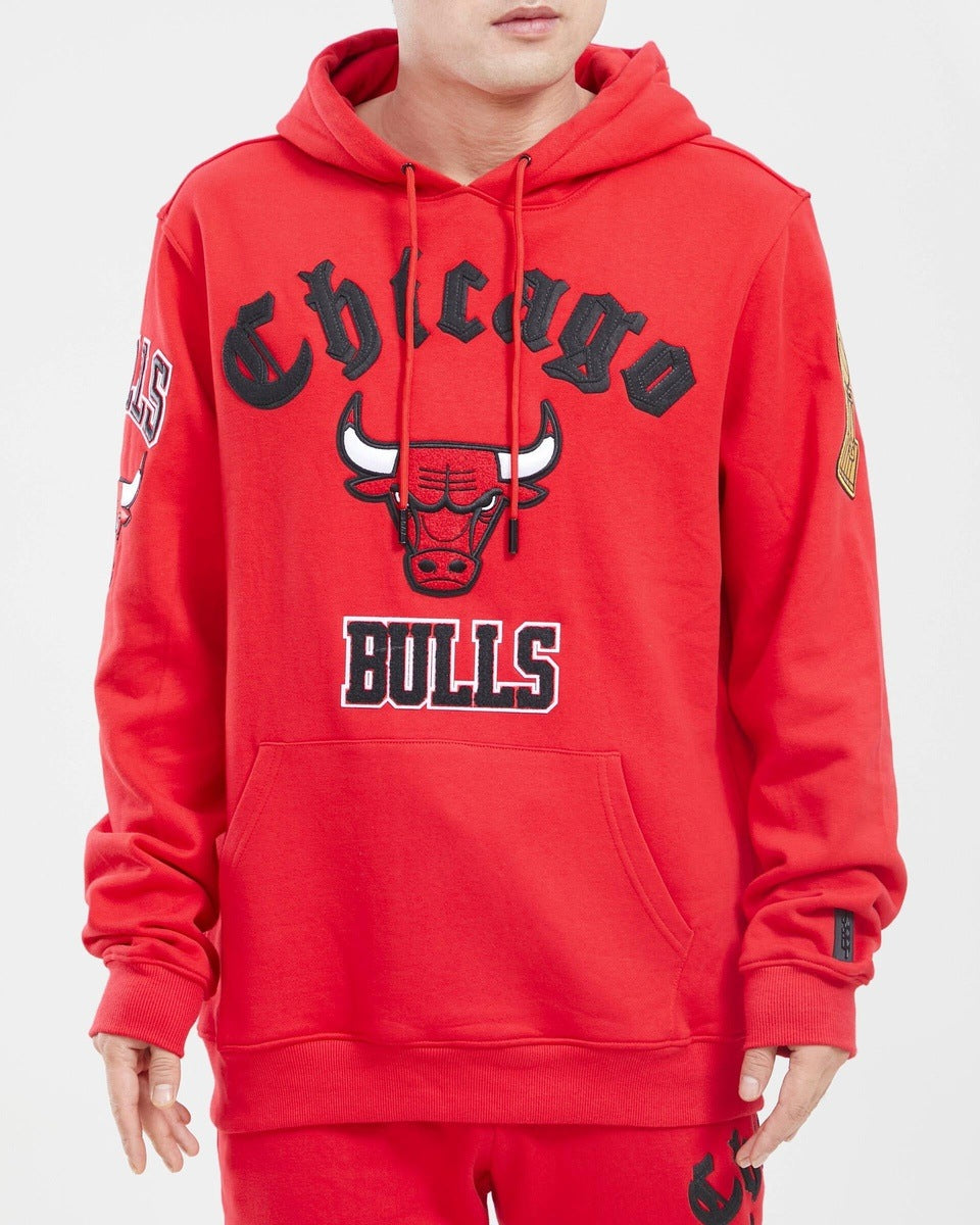 CHICAGO BULLS OLD ENGLISH LOGO PRO TEAM SHIRT (RED) – Pro Standard