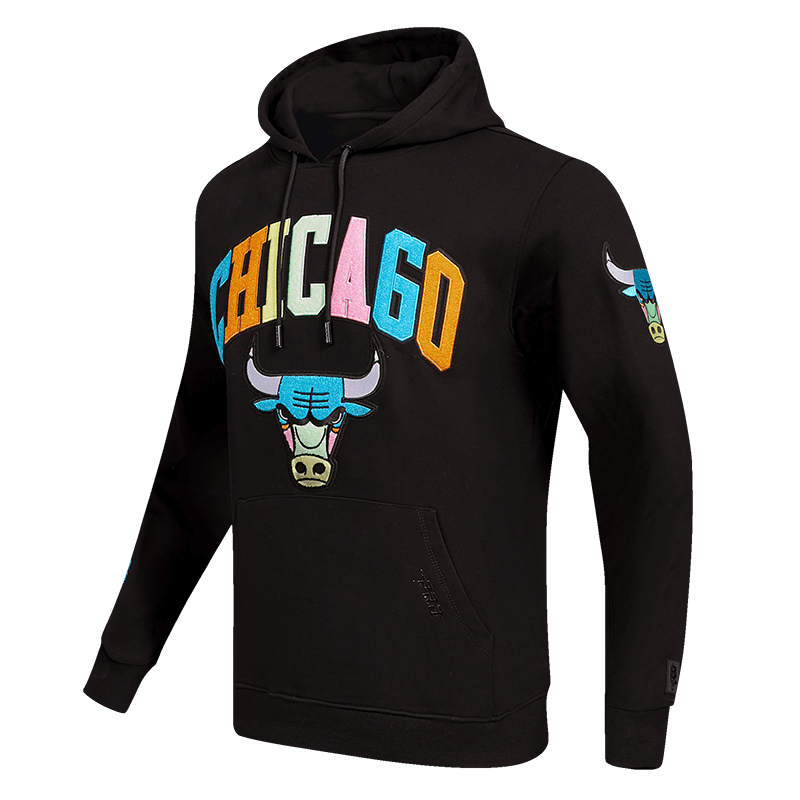 PRO STANDARD Chicago Bulls Washed Neon Flc Po Hoodie (Black) – The Shop 147
