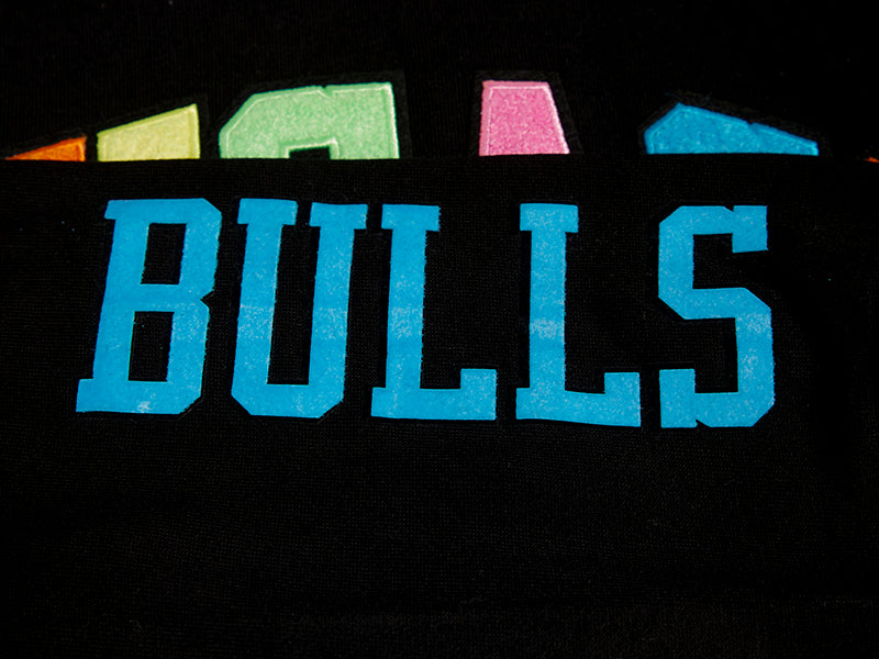 Men's Pro Standard Black Chicago Bulls Washed Neon Sweatpants Size: Large