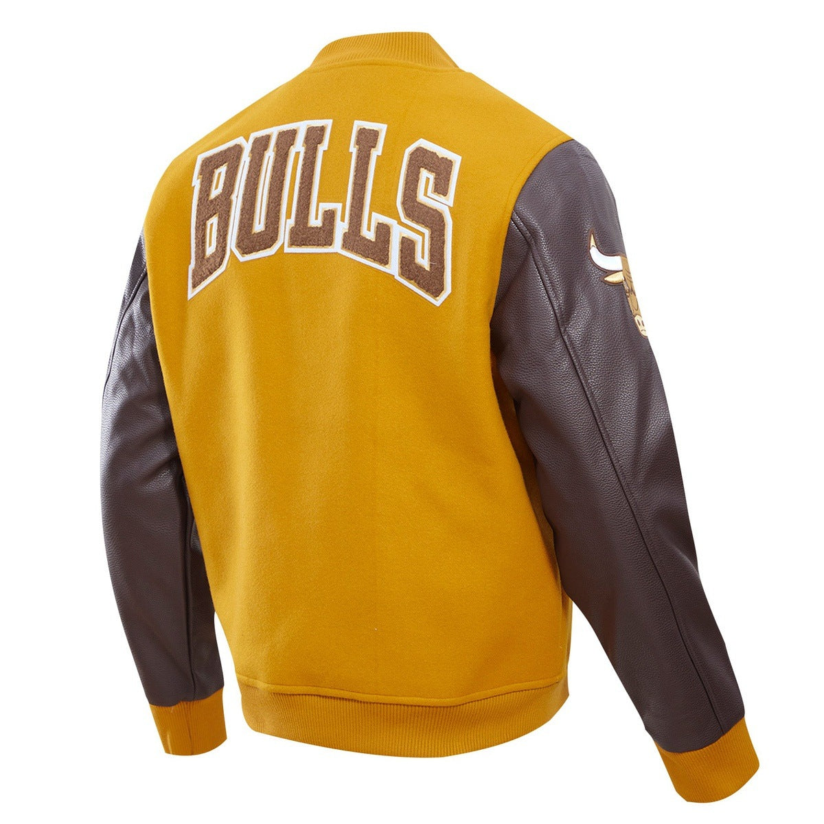 Chicago Bulls Logo Varsity Orange Jacket