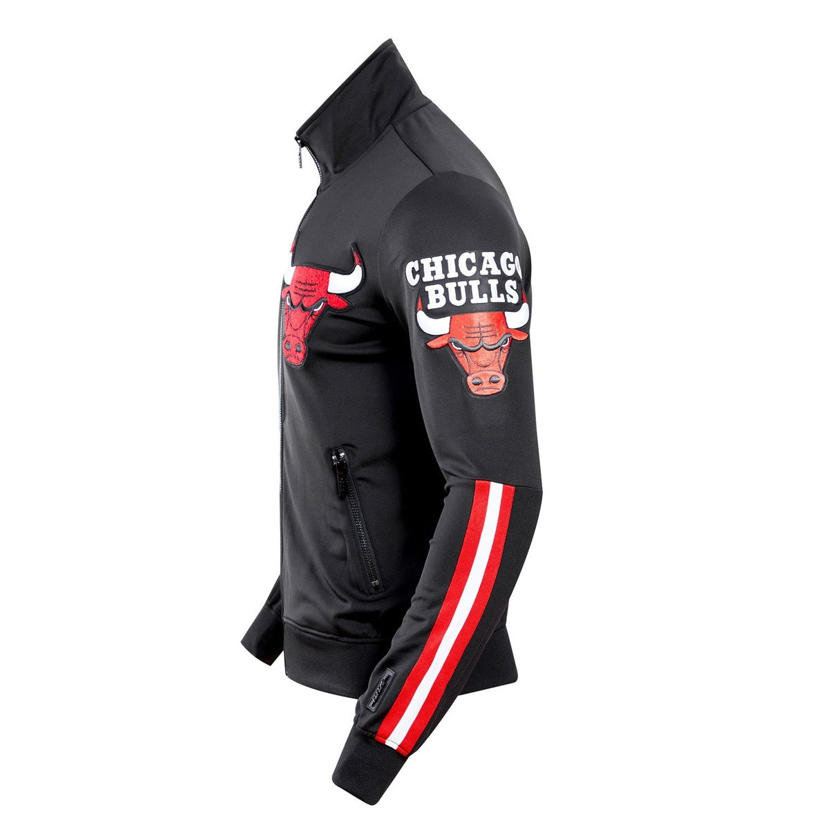 Chicago Bulls NBA Lifestyle Black Track Jacket
