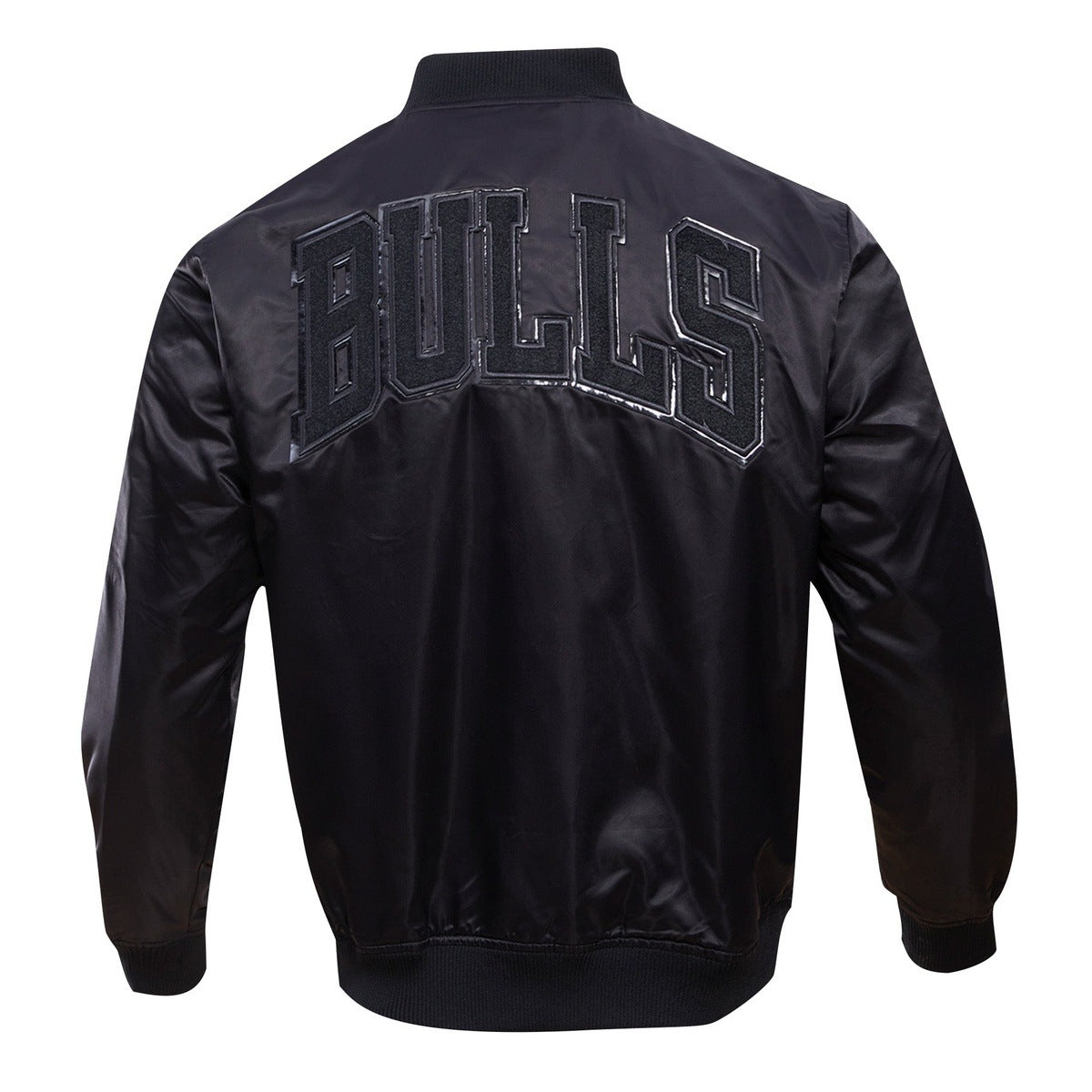 Chicago bulls black satin jacket online