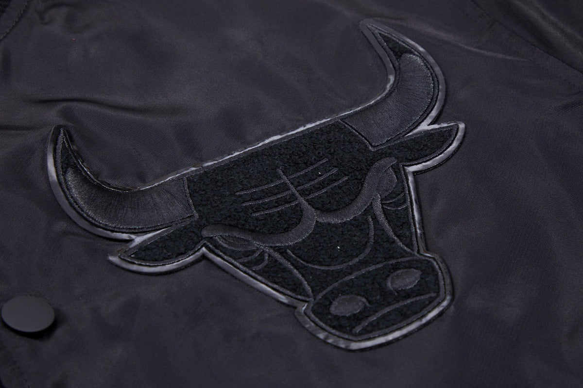 Pro Standard Mens NBA Chicago Bulls Logo Hoodie BCB553442-BLK Black