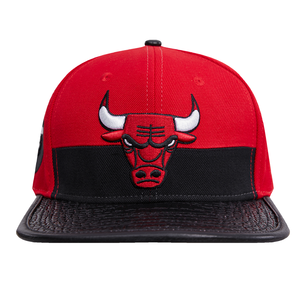 NBA CHICAGO BULLS 3D SPLIT FBFL MEN S HAT RED Pro Standard