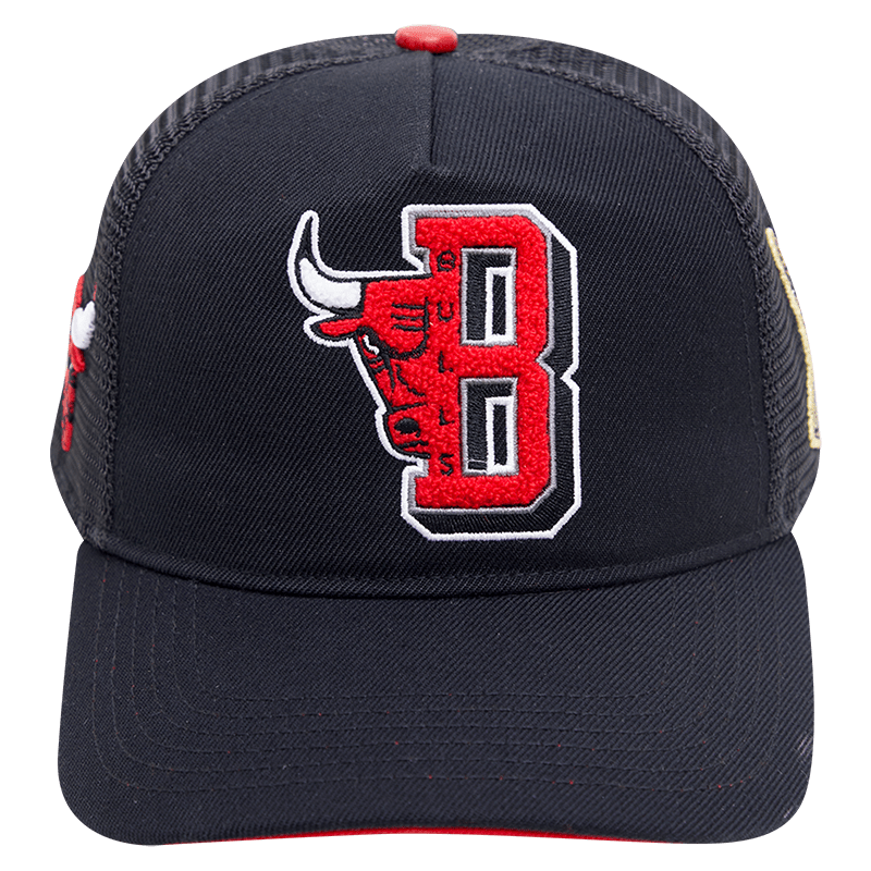 Caps - New Era Chicago Bulls A-Frame Trucker Cap (black)