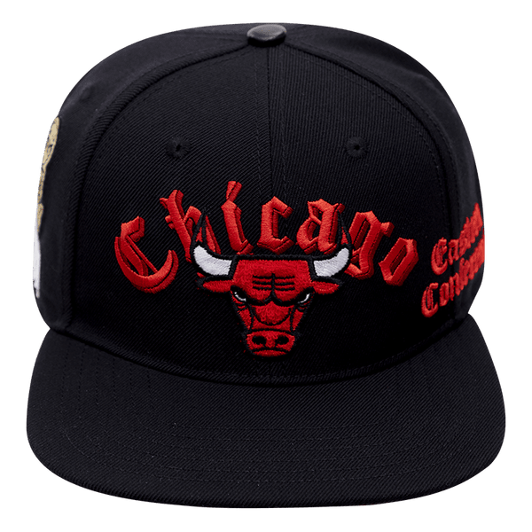 Pro Standard Mens NBA Chicago Bulls Snapback Hat BCB752987-BLACKANDPINK  Black/Pink
