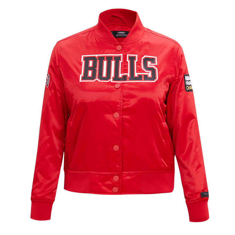 High quality Chicago Bulls Vintage satin Varsity Jacket - NBA Club Jacket