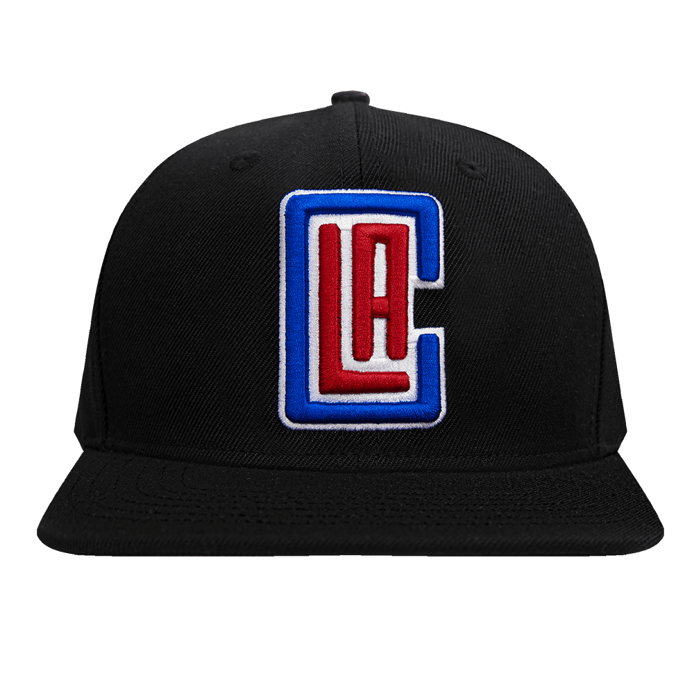 LOS ANGELES CLIPPERS CLASSIC LOGO SNAPBACK HAT (BLACK) – Pro Standard
