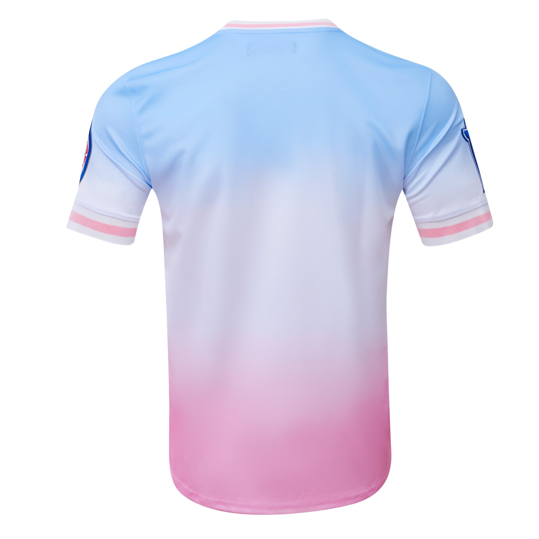Men's Pro Standard Blue/Pink Chicago Cubs Ombre T-Shirt Size: Large