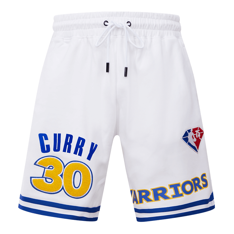 Golden State Warriors Shorts White - Basketball Shorts Store