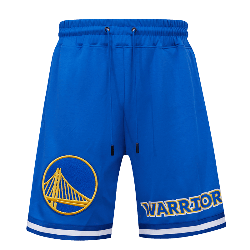 Golden State Warriors Pro Standard Chenille Team Shorts - Royal