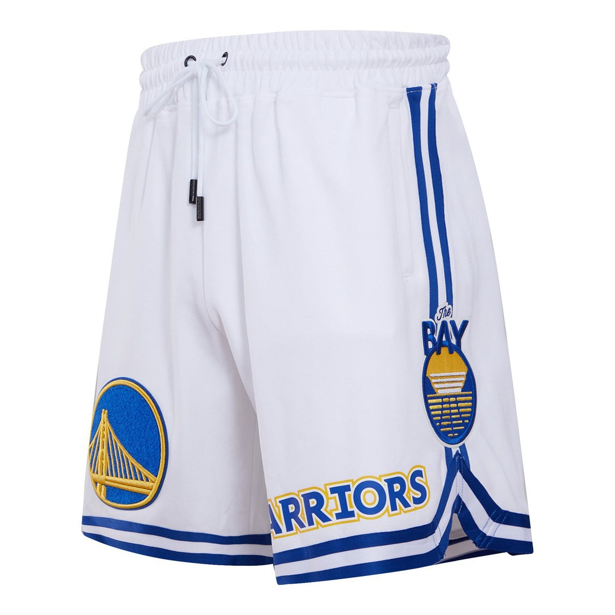 NBA GOLDEN STATE WARRIORS CLASSIC CHENILLE MEN'S SHORT (WHITE