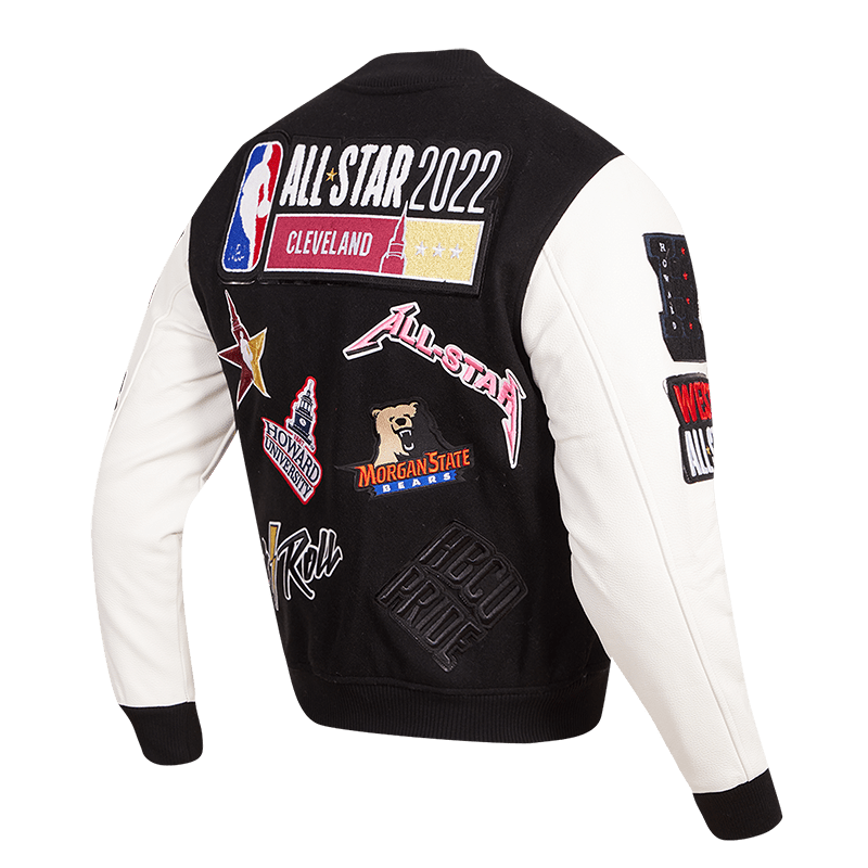Men's Pro Standard Black 2022 NBA All-Star Game Full-Zip Varsity Jacket